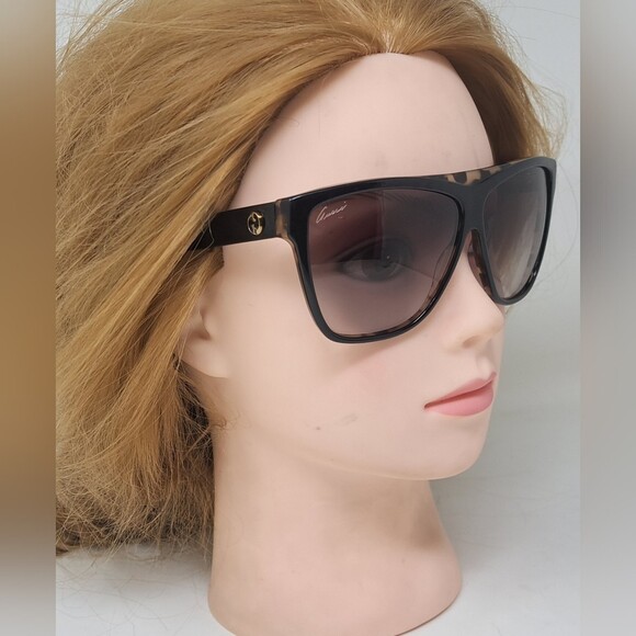 Gucci Women's Sunglasses Oversized Brown Gradient GG 3540/S 61-10-140 - Picture 3 of 16